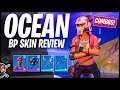 OCEAN Skin Review | Gameplay + Combos! RIPTIDE OCEAN Edit Style Review (Fortnite Battle Royale)