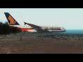 Singapore Airlines A380 [Engine Fire] Crash Landing Muscat [X-Plane 11]