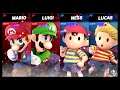Super Smash Bros Ultimate Amiibo Fights – Request #20690 Mario & Luigi vs Ness & Lucas