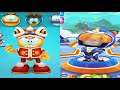 Talking Tom Hero Dash VS Garfield Rush Gameplay Review