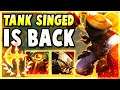 TANK SINGED HAS NEVER FELT BETTER! SUNFIRE SINGED IS OP!!! - League of Legends Gameplay