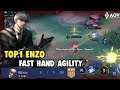 TOP.1 Enzo Fast Hand Agility Use Enzo | AoV | 傳說對決 | RoV | Liên Quân Mobile