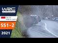 WRC - Rallye Monte-Carlo 2021: Highlights Stages 1-2