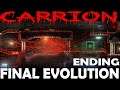 Carrion horror Gameplay 6, Complete 100%, Bunker + Ending, Containment unit 9, PARASITISM