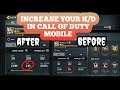 How to Increase your kd ratio in Call Of Duty Mobile | Call Of Duty Mobile Codm