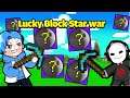 HUY NOOB THỬ THÁCH ĐẬP LUCKY BLOCK STAR WAR TRONG MINECRAFT*HUY NOOB CÓ KIẾM LAZER SIÊU XỊN 👾🤑
