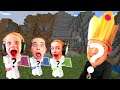 INSPECTOR JUDGES!  WHICH TEAM BUILDS BEST CAVE HOUSE in Minecraft w/ The Norris Nuts