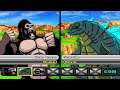 KING KONG VS GODZILLA DBZBT3 ISO CROSSOVER (CPU VS CPU)
