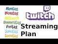 Live Stream Plan | An diesen Tage(n) streame ich...