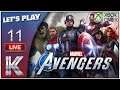 Marvel's Avengers - Live Let's Play #11 [FR] Campagne 86% Histoire Terminée