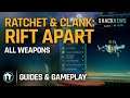Ratchet & Clank Rift Part - All Weapons