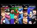 Super Smash Bros Ultimate Amiibo Fights – Sora & Co #352 Square vs Microsoft vs Capcom vs Sega