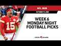 Week 6 Monday Night Football Picks - Chiefs vs Bills, Cardinals vs Cowboys