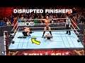 Best ever DISRUPTED finishers in WWE 2K
