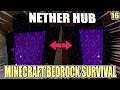Connecting Nether Portals (Nether Hub) | Minecraft Xbox Bedrock Edition [16]