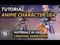 Creating an ANIME Character in Unreal Engine 4 - Adding Colors variations
