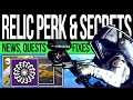 Destiny 2 News | EXOTIC RELICS & FORGE FIX! New Perk, Hidden Enemies, Event Rewards, Quest Secrets!