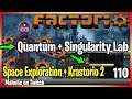 ⚙️Factorio ➡️ Quantum Computer + Singularity Lab ✅ ➡️Space Exploration + Krastorio 2 🏭⚙️| Gameplay