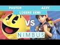 Nimbus 57 - Pastor (Pac-Man) vs. Polarity | Azzy (Bowser, Hero) Losers Semis - Smash Ultimate