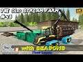 Selling wood produce, logging & transporting timber | The Old Stream Farm #43 | FS19 Timelapse | 4K
