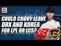 Where will DRX Chovy go in free agency after dropping out of Worlds 2020?