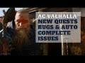 Why we have new quest bug and auto completion daily quests in Assassins Creed Valhalla