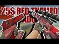 25$ RED THEMED LOADOUT ★ CS:GO Showcase