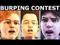 Burping Contest With Ruby, AJ, Clem, Marlon & Louis - All Dialogue - The Walking Dead Season 4 Ep. 4