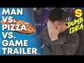 Food Challenge Eating Pizza vs. Star Wars Trailer