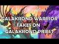 Galakrond Warrior takes on Galakrond Priest (Hearthstone Ashes of Outland gameplay)