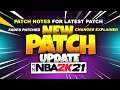 New PATCH NOTES For NEW PATCH UPDATE NBA 2k21