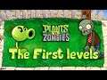 Plants Vs Zombies - The first levels.