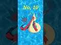 Top 10 strongest Water type Pokemon || Top 10 water type Pokemon #pokemon #shorts