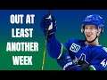 Big Canucks news: Elias Pettersson to miss at least another week