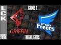 GRF vs AF Highlights Game 1 | LCK Summer 2019 Week 5 Day 5 | Griffin vs Afreeca Freecs