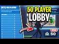 How To Play "50 Player Creative Maps" In Fortnite! (50 Player Zonewars Map Code)