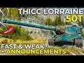 New Fast Lorraine 50T + BIG Announcements | World of Tanks Lorraine 50 T Preview