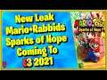 Confirmed New Leak Mario + Rabbids Sparks Of Hope Will be at E3 2021! Nintendo Switch Rumors Mumbles