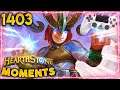Playing With A CONTROLLER WILL Always Win You GAMES! | Hearthstone Daily Moments Ep.1403