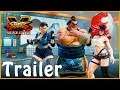 Street Fighter V - Trailer de Revelação de E. Honda, Lucia e Poison