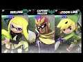 Super Smash Bros Ultimate Amiibo Fights  – 11pm Finals Agent 3 vs Captain Falcon vs Toon Link