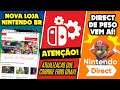 Direct DE PESO vem aí | Atualização corrige ERRO GRAVE | Nova Loja Nintendo BRASIL e mais!