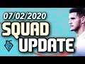 FIFA 20 CAREER MODE SQUAD UPDATE (07/02/2020)