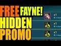 FREE FAYNE! New HIDDEN PROMO CODE Is THE BEST EVER GIVEN! Raid: Shadow Legends
