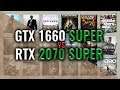 GTX 1660 SUPER vs RTX 2070 Super Benchmarks | 59 tests