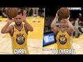 How Many Half Court Shots Can Stephen Curry Hit Before A 40 Overall Hits A Three? | NBA 2K21