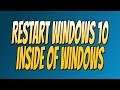 How To Restart Windows 10 Without Restarting Your PC Tutorial