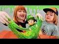 Leprechaun SLiME TRAP The Movie!! Adley & Niko make hidden pots of gold for St Patrick’s Day crafts