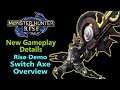 Monster Hunter Rise: Switch Axe (SA) Weapon Overview | New Changes | MHR Demo