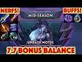 SMITE Patch Notes 7.7 Mid-Season Bonus Balance - Golden Blade Nerf + Major Item Changes + Buffs